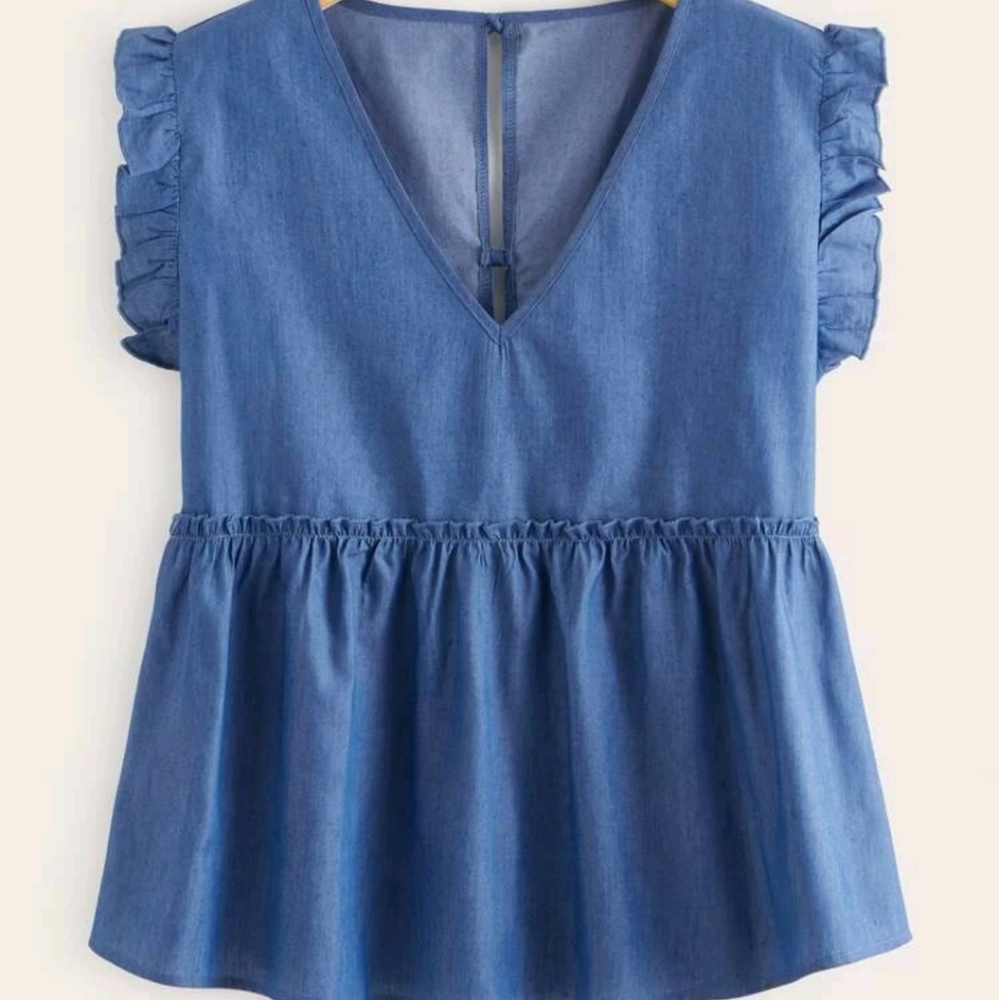 Denim top